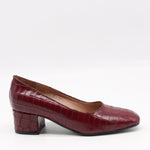 ESCARPINS EN CUIR EFFET CROCO
