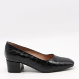 ESCARPINS EN CUIR EFFET CROCO