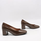 ESCARPINS EN CUIR VERNIS FROISSÉE