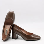 ESCARPINS EN CUIR VERNIS FROISSÉE