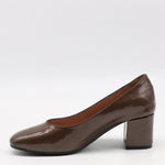 ESCARPINS EN CUIR VERNIS FROISSÉE