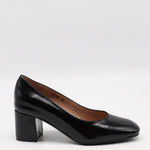 ESCARPINS EN CUIR VERNIS FROISSÉE