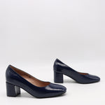 ESCARPINS EN CUIR VERNIS FROISSÉE