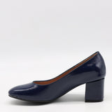 ESCARPINS EN CUIR VERNIS FROISSÉE