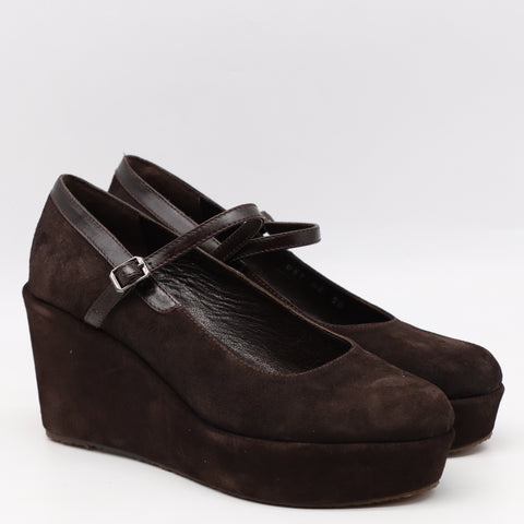 BABIES COMPENSÉES EN DAIM CUIR
