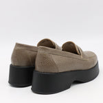 MOCASSINS À PLATEFORMES EN CUIR