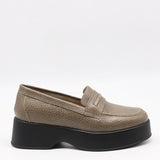 MOCASSINS À PLATEFORMES EN CUIR