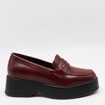 MOCASSINS À PLATEFORMES EN CUIR