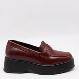 MOCASSINS À PLATEFORMES EN CUIR