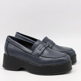 MOCASSINS À PLATEFORMES EN CUIR