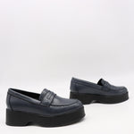 MOCASSINS À PLATEFORMES EN CUIR
