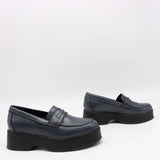 MOCASSINS À PLATEFORMES EN CUIR
