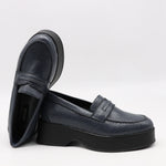MOCASSINS À PLATEFORMES EN CUIR