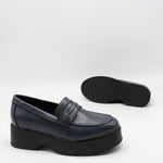MOCASSINS À PLATEFORMES EN CUIR