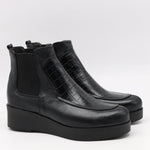 CHELSEA BOOTS COMPENSÉES EN CUIR