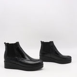 CHELSEA BOOTS COMPENSÉES EN CUIR