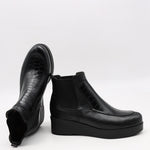CHELSEA BOOTS COMPENSÉES EN CUIR