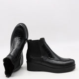 CHELSEA BOOTS COMPENSÉES EN CUIR
