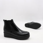 CHELSEA BOOTS COMPENSÉES EN CUIR