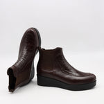 CHELSEA BOOTS COMPENSÉES EN CUIR