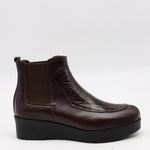 CHELSEA BOOTS COMPENSÉES EN CUIR