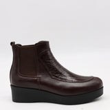 CHELSEA BOOTS COMPENSÉES EN CUIR