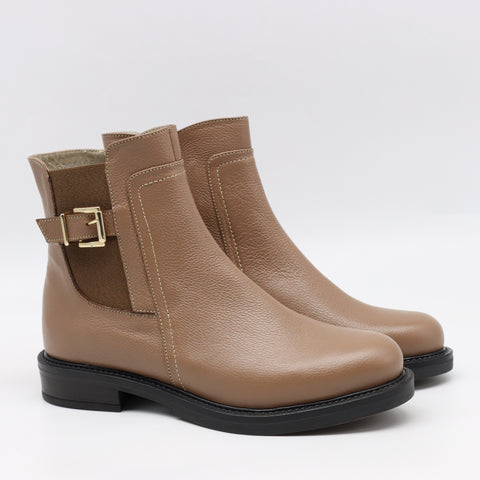 BOTTINES EN CUIR