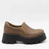CHAUSSURES EN CUIR À SEMELLE CRANTÉE