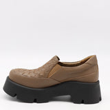 CHAUSSURES EN CUIR À SEMELLE CRANTÉE