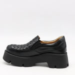 CHAUSSURES EN CUIR À SEMELLE CRANTÉE