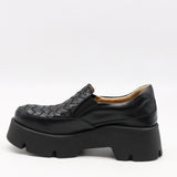 CHAUSSURES EN CUIR À SEMELLE CRANTÉE