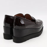 MOCASSINS COMPENSÉES EN CUIR VERNIS