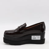 MOCASSINS COMPENSÉES EN CUIR VERNIS