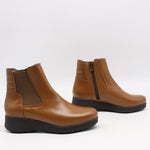 BOTTINES ÉLASTIQUES EN CUIR