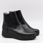 BOTTINES ÉLASTIQUES EN CUIR