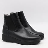 BOTTINES ÉLASTIQUES EN CUIR