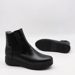 BOTTINES ÉLASTIQUES EN CUIR