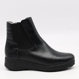 BOTTINES ÉLASTIQUES EN CUIR