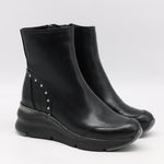 BOOTS COMPENSÉES EN CUIR