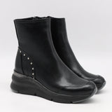 BOOTS COMPENSÉES EN CUIR