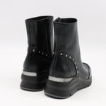 BOOTS COMPENSÉES EN CUIR
