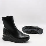 BOOTS COMPENSÉES EN CUIR