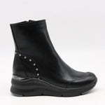 BOOTS COMPENSÉES EN CUIR