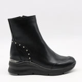 BOOTS COMPENSÉES EN CUIR