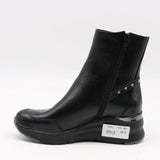 BOOTS COMPENSÉES EN CUIR
