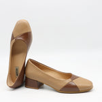 ESCARPINS MI-TALONS EN CUIR