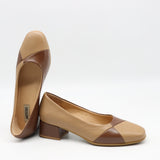 ESCARPINS MI-TALONS EN CUIR