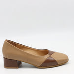 ESCARPINS MI-TALONS EN CUIR