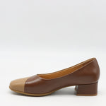 ESCARPINS MI-TALONS EN CUIR