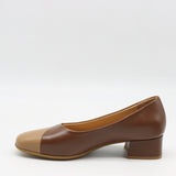 ESCARPINS MI-TALONS EN CUIR